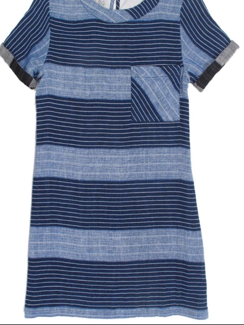 Ace & Jig Blue T-Shirt Dress with Pocket